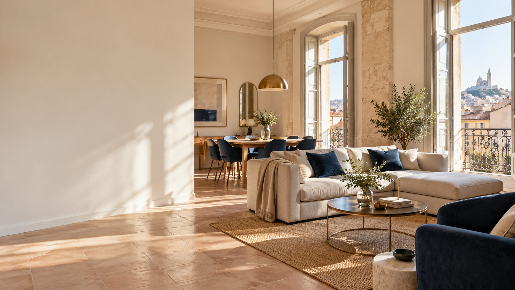 Appartement lumineux préparé pour la location courte durée